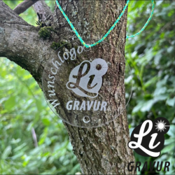 Acrylglas Schild rund - individuell