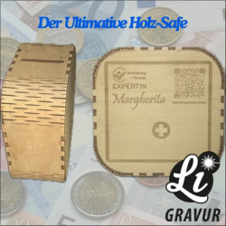 Holz- Safe