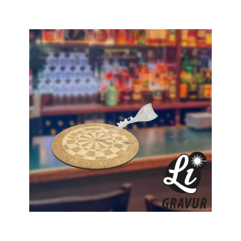 Award "Dart" lasergraviert mit Wunschtext