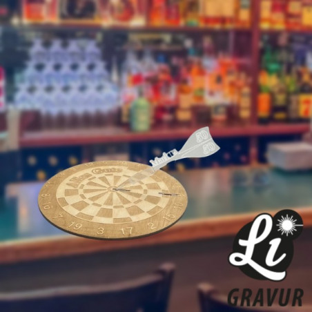 Award "Dart" lasergraviert mit Wunschtext